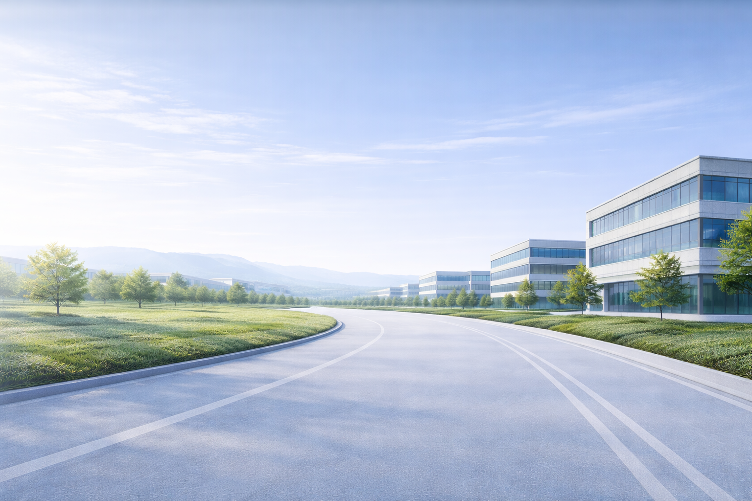 お問い合わせページを表現した企業キャンパスイメージ